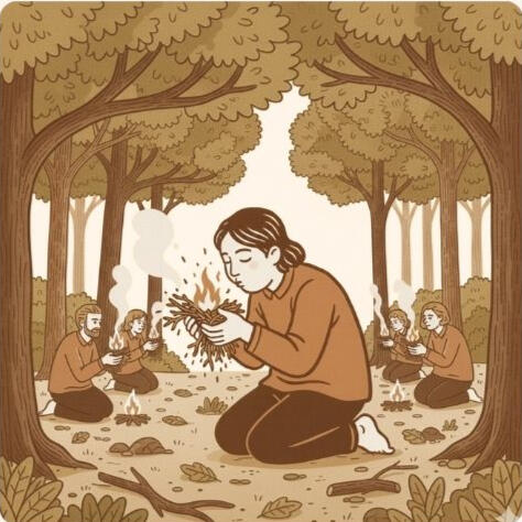 bow drill fire making, ancestral skills & wilderness survival